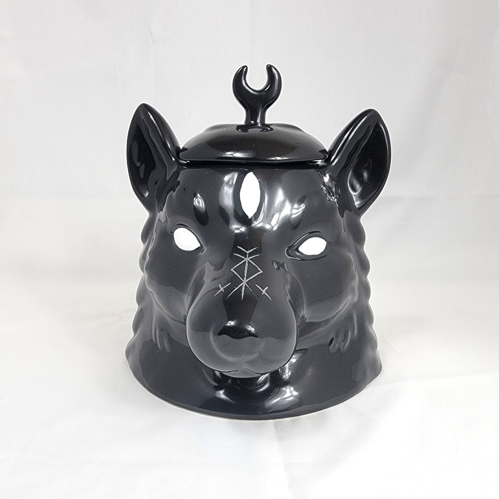 Killstar Gmork Large 8" Cookie Jar - The Neverending Story Wolf Moon Phase Ceram